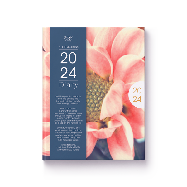 Affirmations 2024 Pink Diary