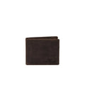 Amos Leather Wallet W/ID Pocket Nappa Brown