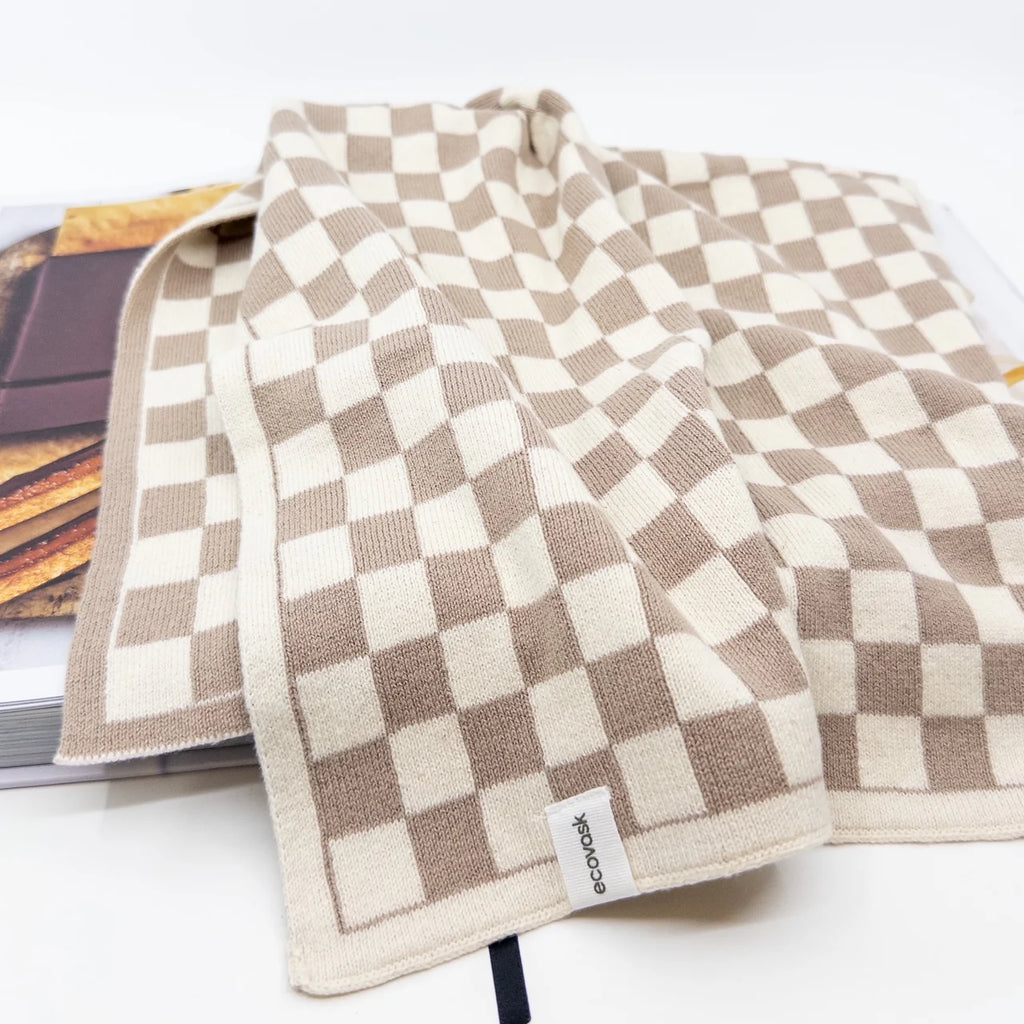 Kitchen Towel Hummus Chequer