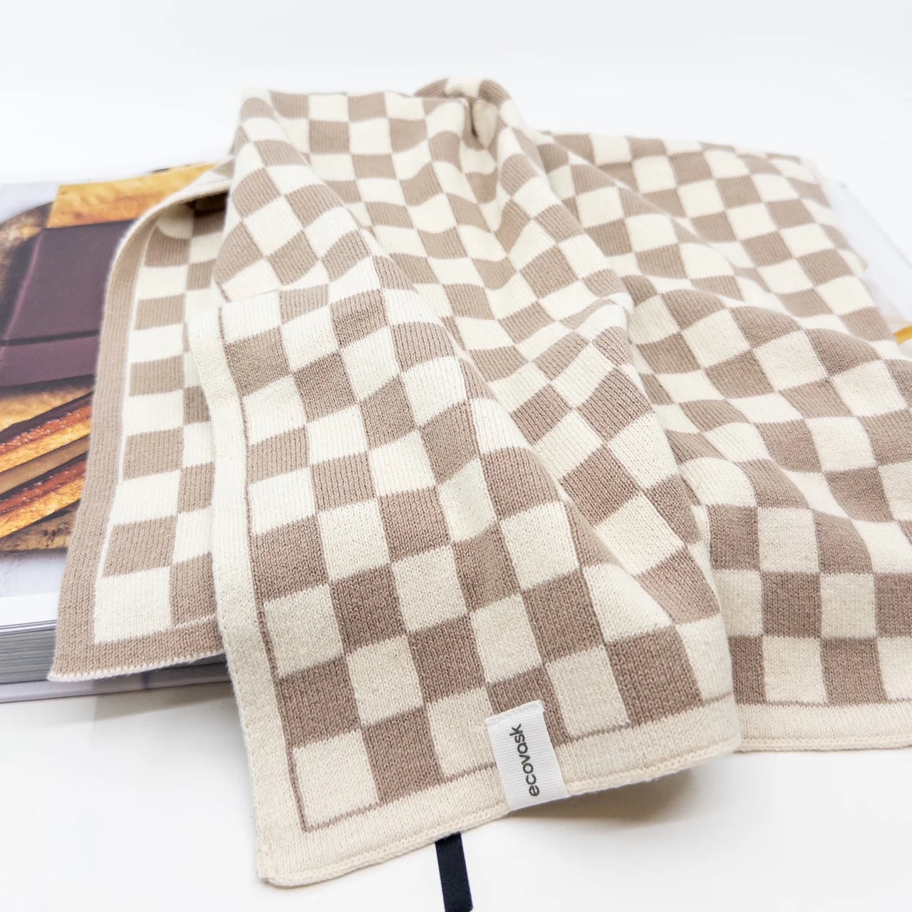 Kitchen Towel Hummus Chequer