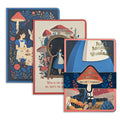 Reading Room Alice in Wonderland B6 Notebook Set of 3