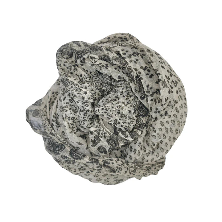 The Autumn Cotton Hemp Scarf Cream