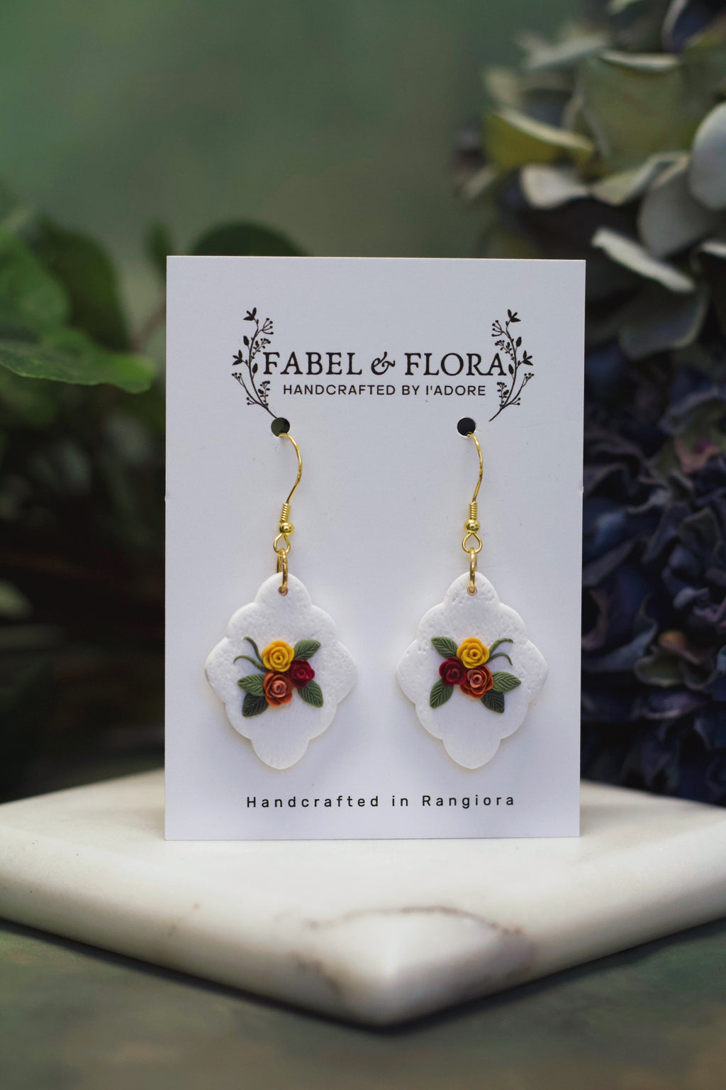Autumnal Bloom Handcrafted Earrings