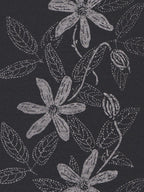 Regular Length  Black Clematis Gloves