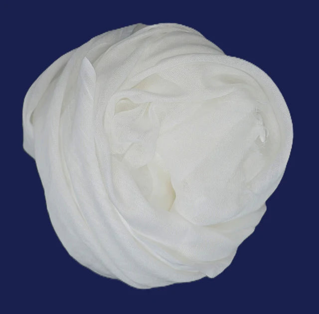 Bamboo Scarf Winter White