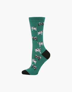 W Holy Cow Bamboo Sock