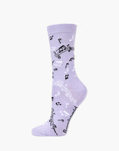 Load image into Gallery viewer, W Music Maestro Lilac Bamboo Sock