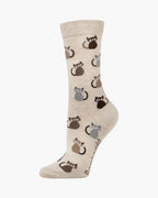W Cats Bamboo Sand Sock