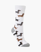 W Dash Pups Bamboo Socks