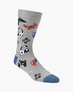 M Gamer Grey Bamboo Sock 7-11
