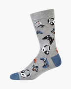 M Gamer Grey Bamboo Sock 7-11