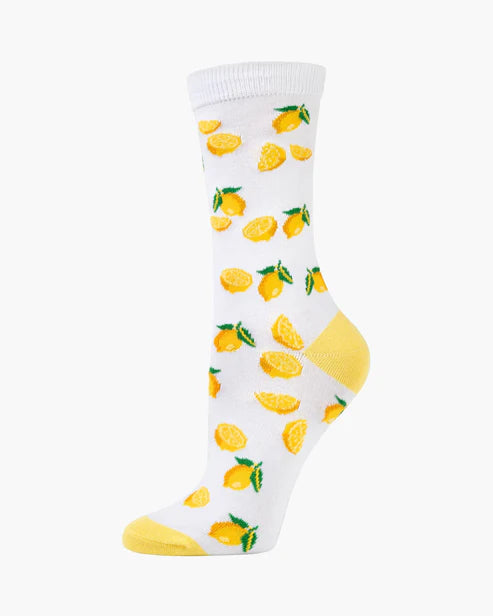 W Lemons Bamboo Sock