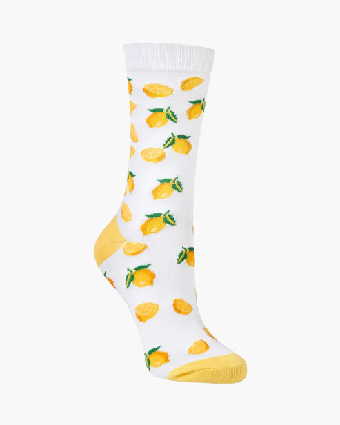 W Lemons Bamboo Sock