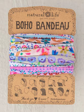 Load image into Gallery viewer, Boho Bandeau Cream Border