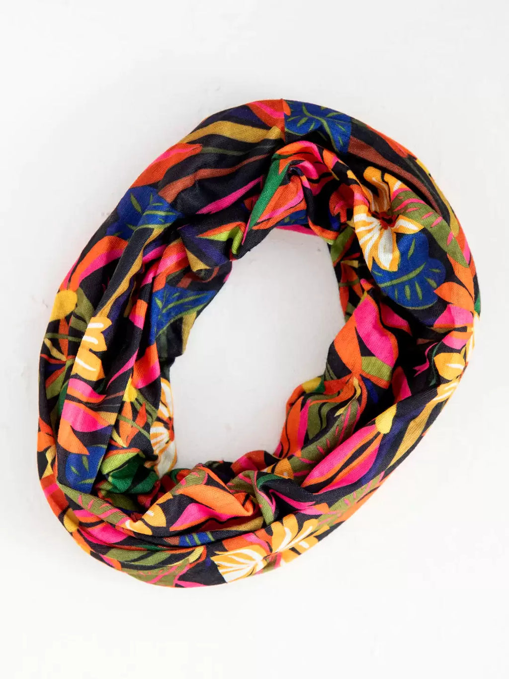 Boho Bandeau Black Tropical