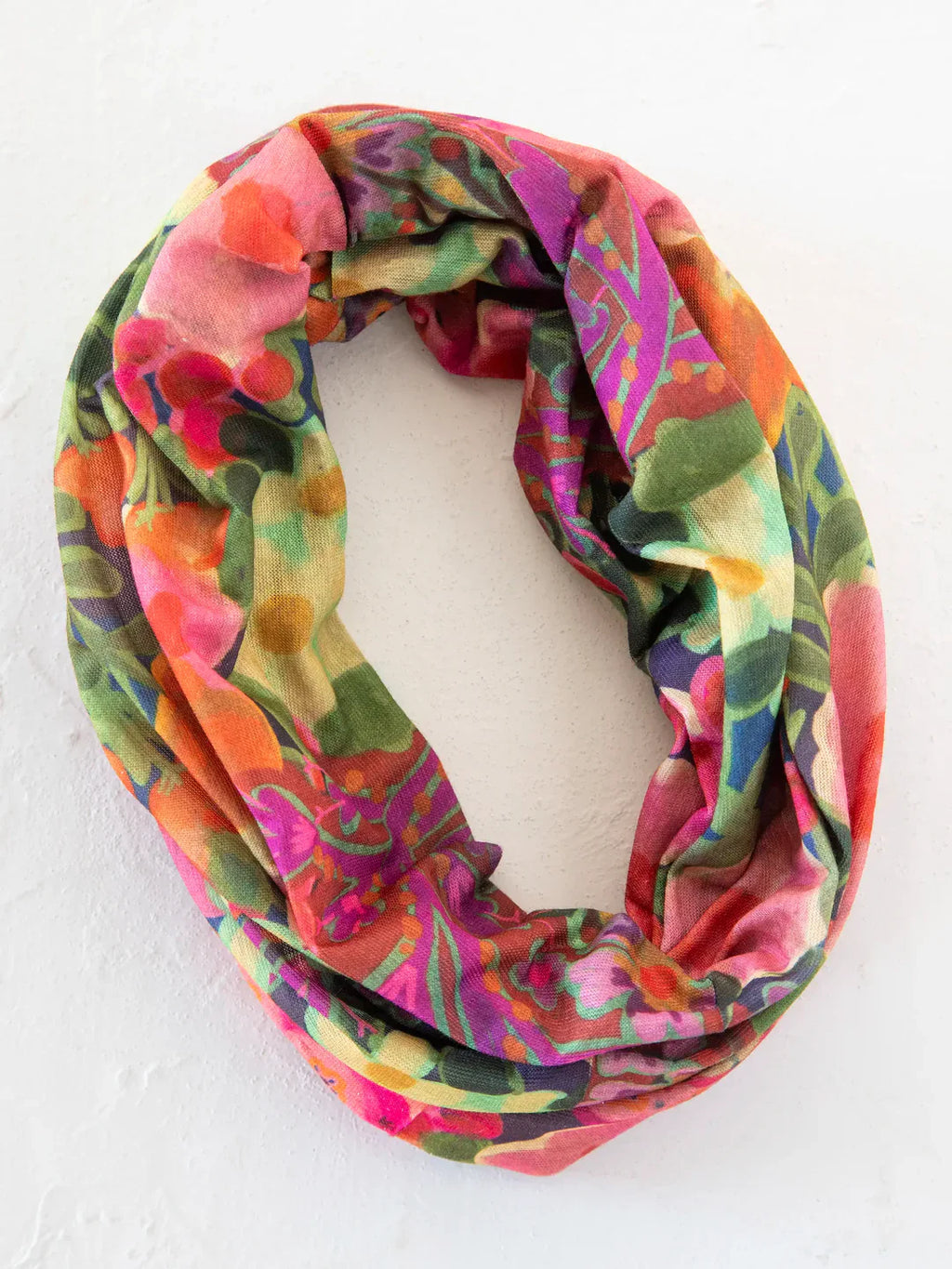 Boho Bandeau Pink Painted Garden