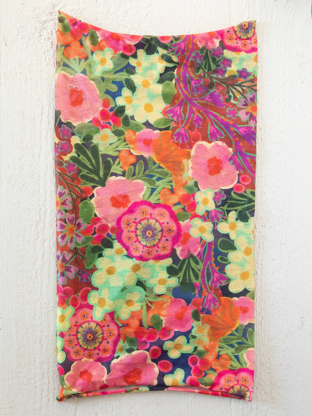 Boho Bandeau Pink Painted Garden