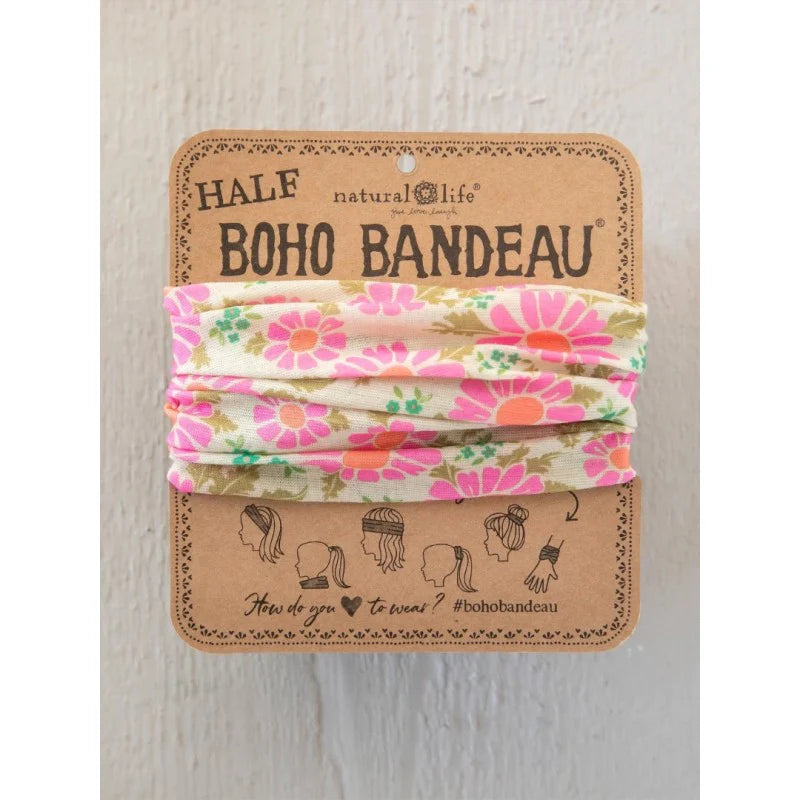 Half Boho Bandeau Daisy Floral Vintage