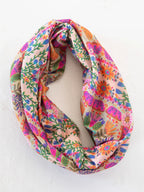 Boho Bandeau Pink Floral Diamond