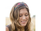 Charcoal Blooms Boho Bandeau