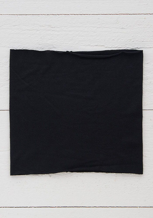 Boho Half Bandeau Solid Black