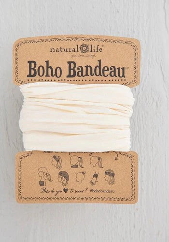 Boho Bandeau Solid Cream