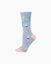 Load image into Gallery viewer, Seahorse Magic Bamboo Sock