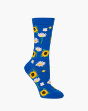 Load image into Gallery viewer, W Flowers Bamboo Lavender Sock