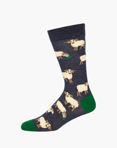 M Rams Denim Bamboo Sock