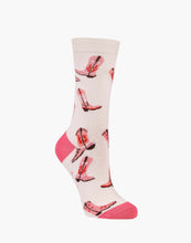 Load image into Gallery viewer, W Boot Scoot Natural Bamboo Sock