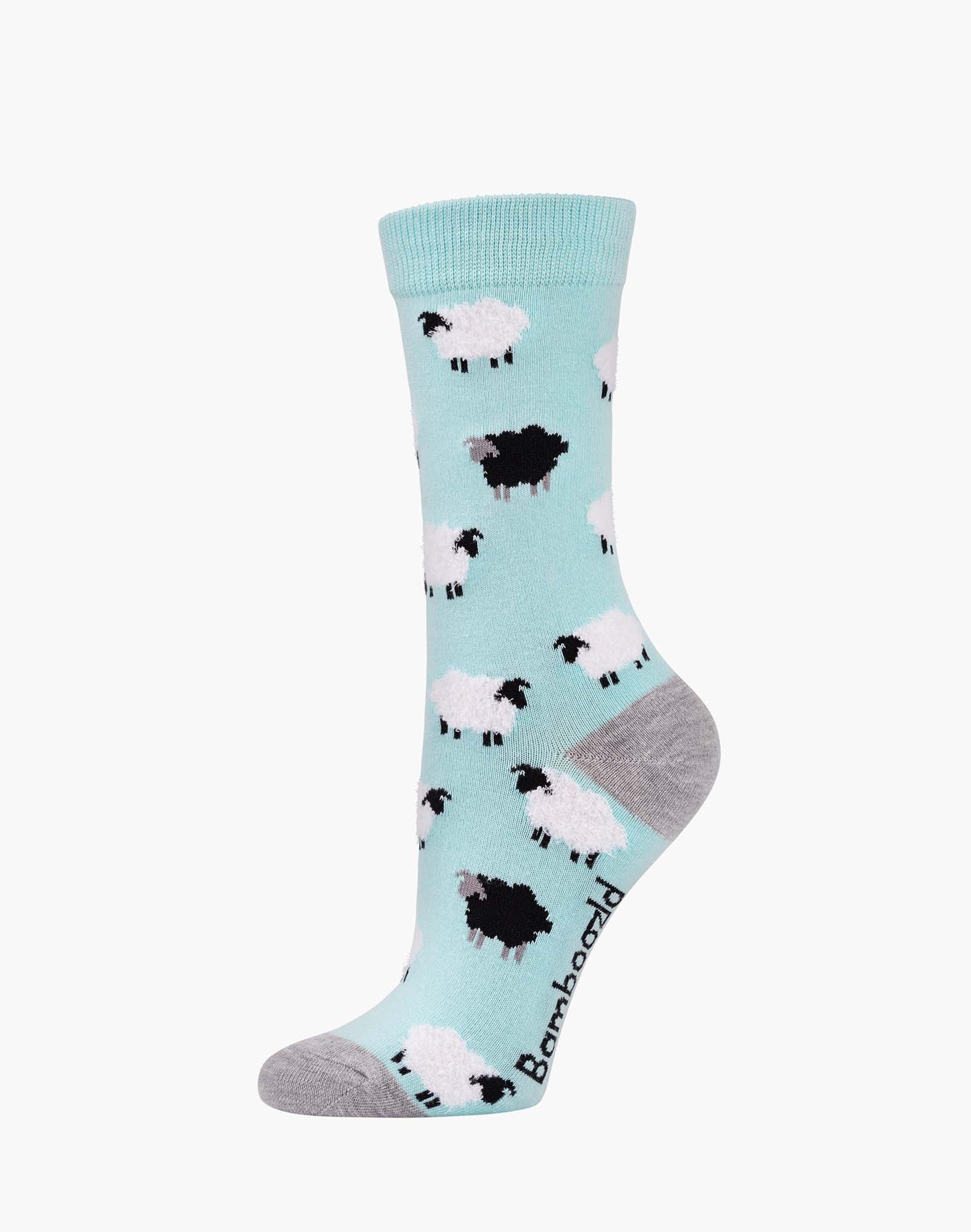 Fluffy Sheep Mint Sock