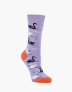Swan Lilac Sock