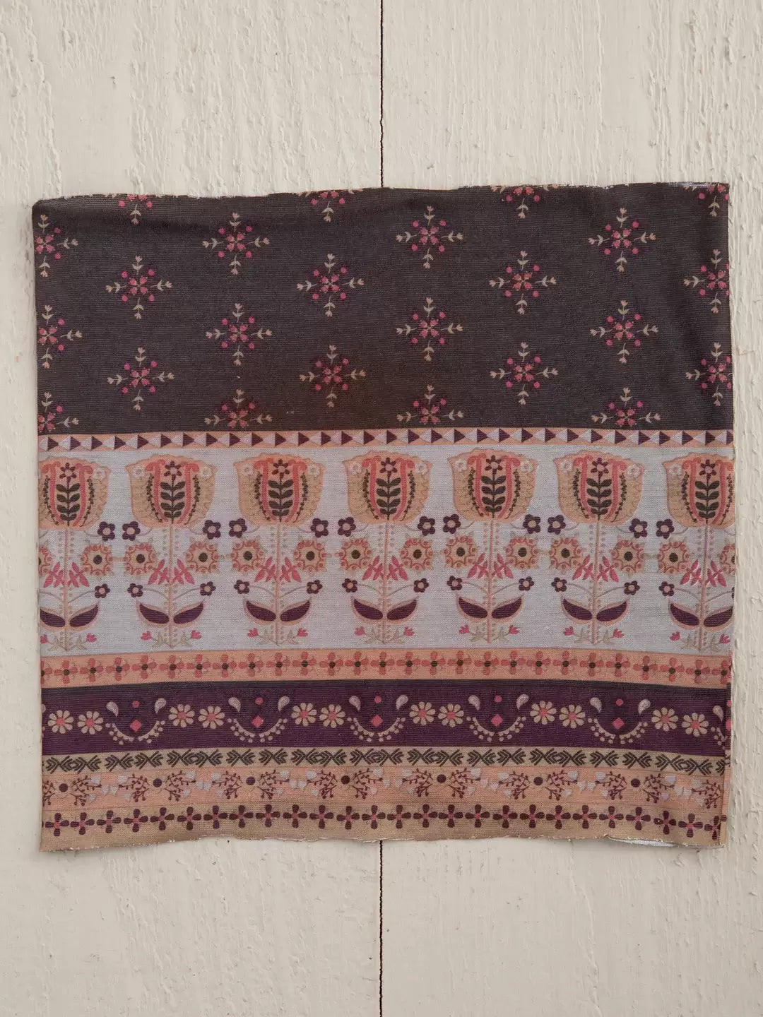 Half Boho Bandeau Mocha Tulips