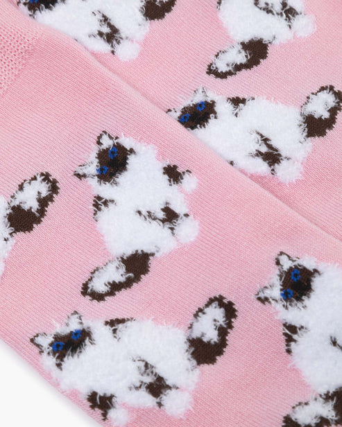 Fluffy Ragdoll Bamboo Sock