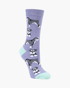 Fluffy Schnauzer Bamboo Sock