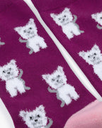 Fluffy Terrier Bamboo Sock