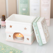 Load image into Gallery viewer, Book Stack Oil Burner and Wax Warmer