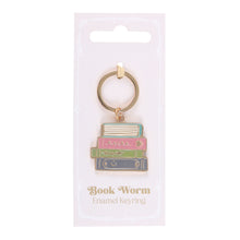 Load image into Gallery viewer, Book Worm Key Ring