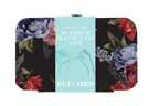 Black Floral Manicure Set