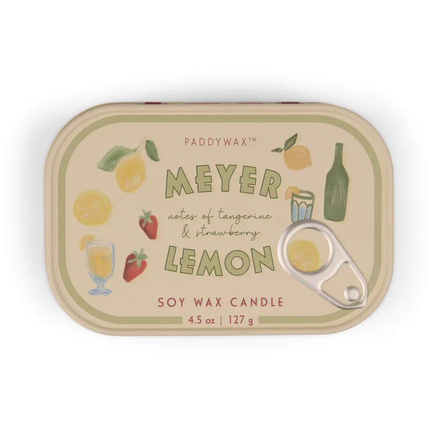 Meyer Lemon Bistro Tin Candle