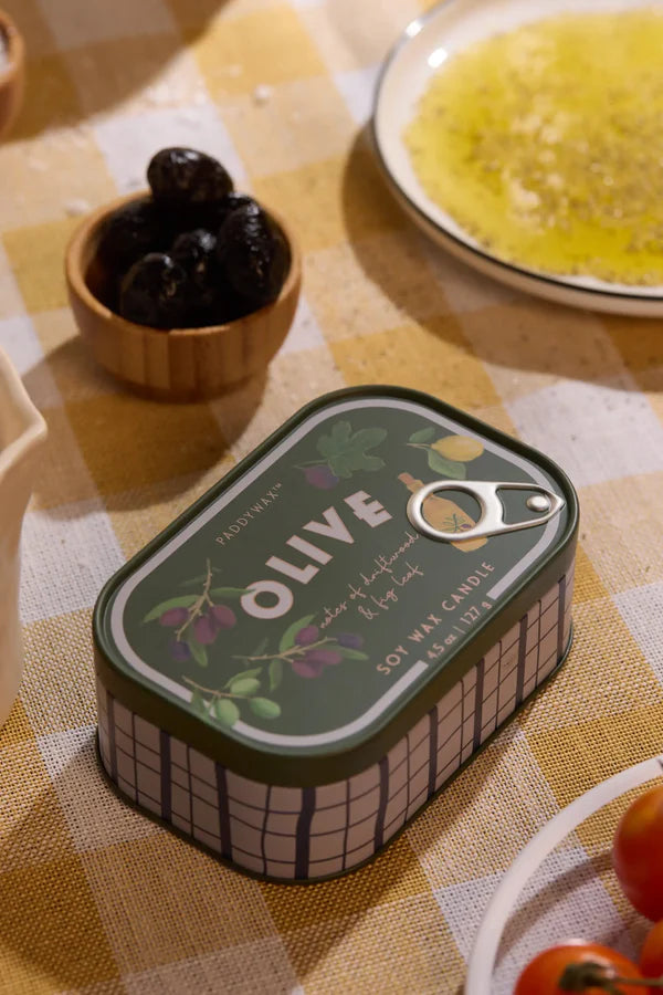Fig & Olive Bistro Tin Candle