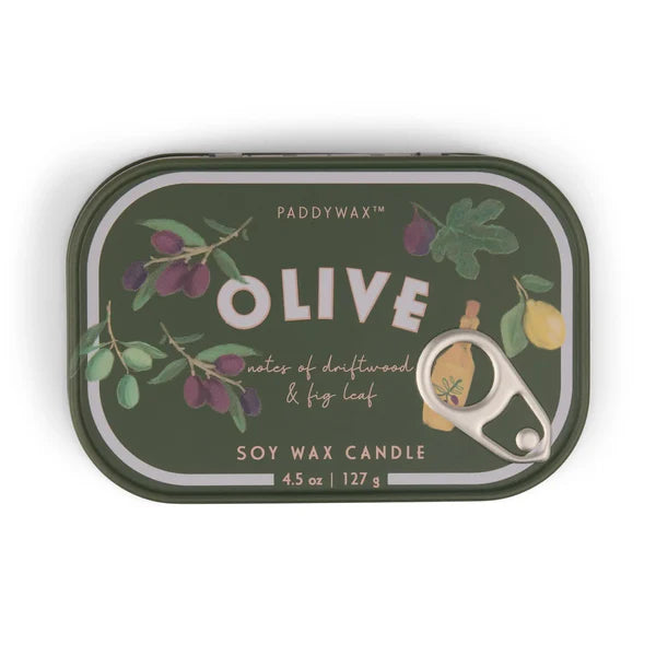 Fig & Olive Bistro Tin Candle