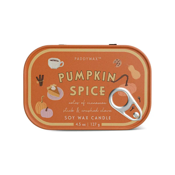 Pumpkin Spice Bistro Tin Candle