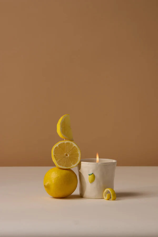 Meyer Lemon Bistro Ceramic Candle