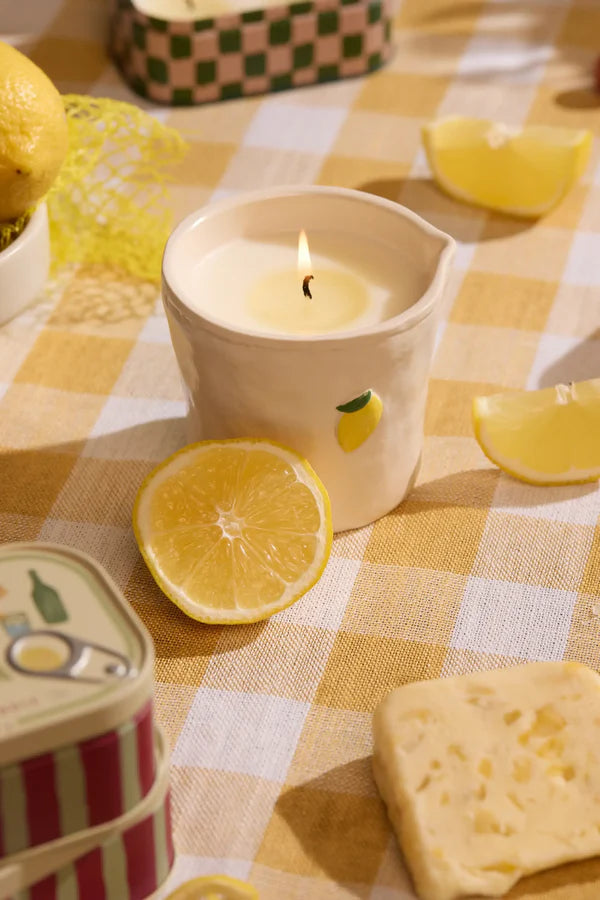 Meyer Lemon Bistro Ceramic Candle