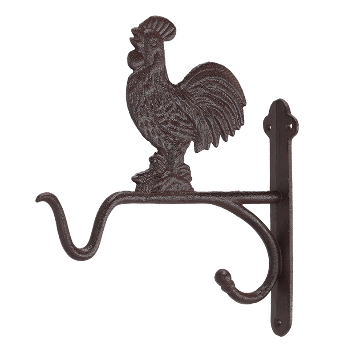 Cast Iron Basket Hook Rooster