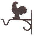Cast Iron Basket Hook Rooster