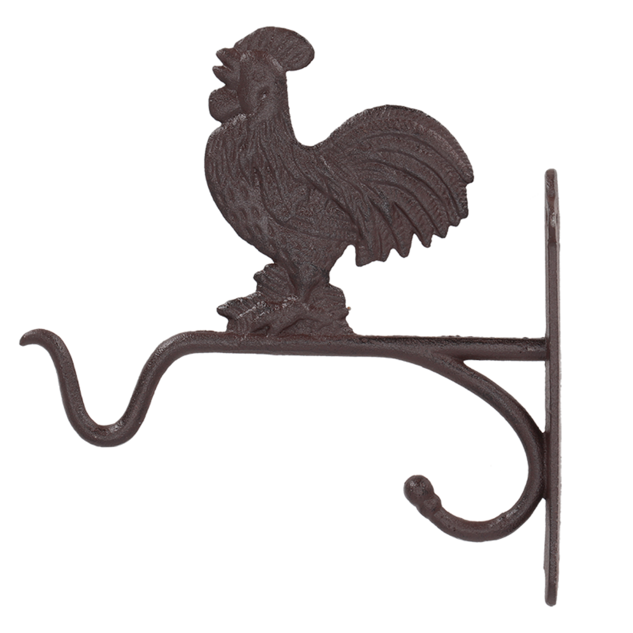 Cast Iron Basket Hook Rooster