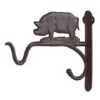 Cast Iron Basket Hook Pig