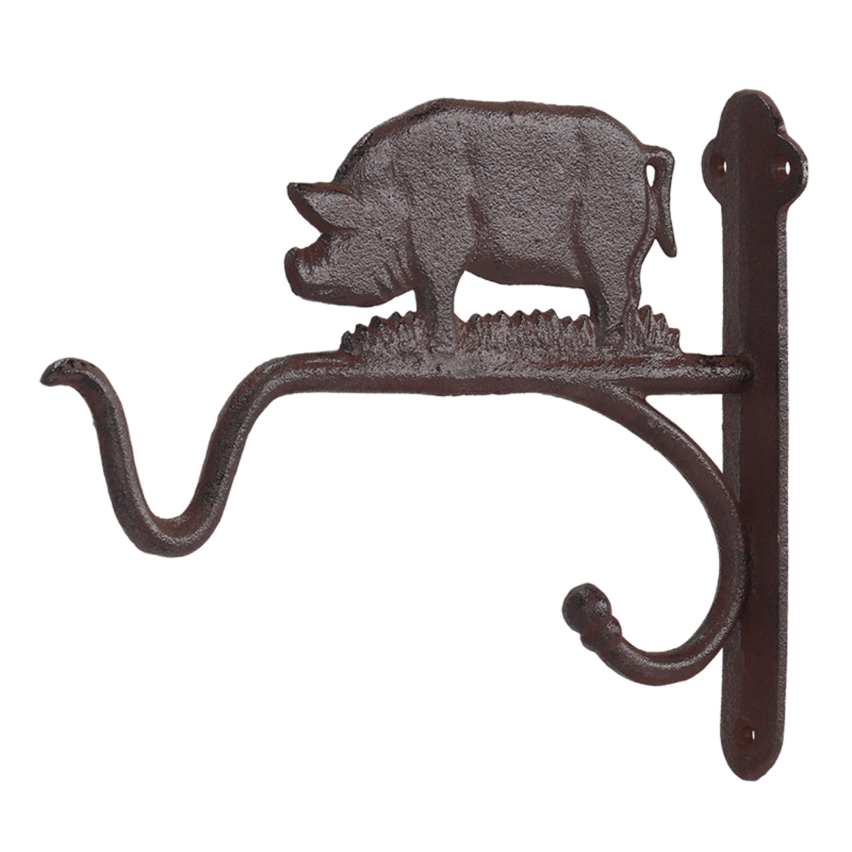 Cast Iron Basket Hook Pig